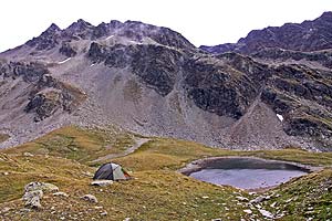 Zeltplatz am Flesspass